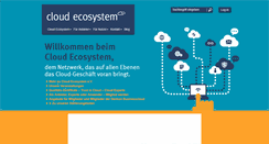 Desktop Screenshot of cloudecosystem.org